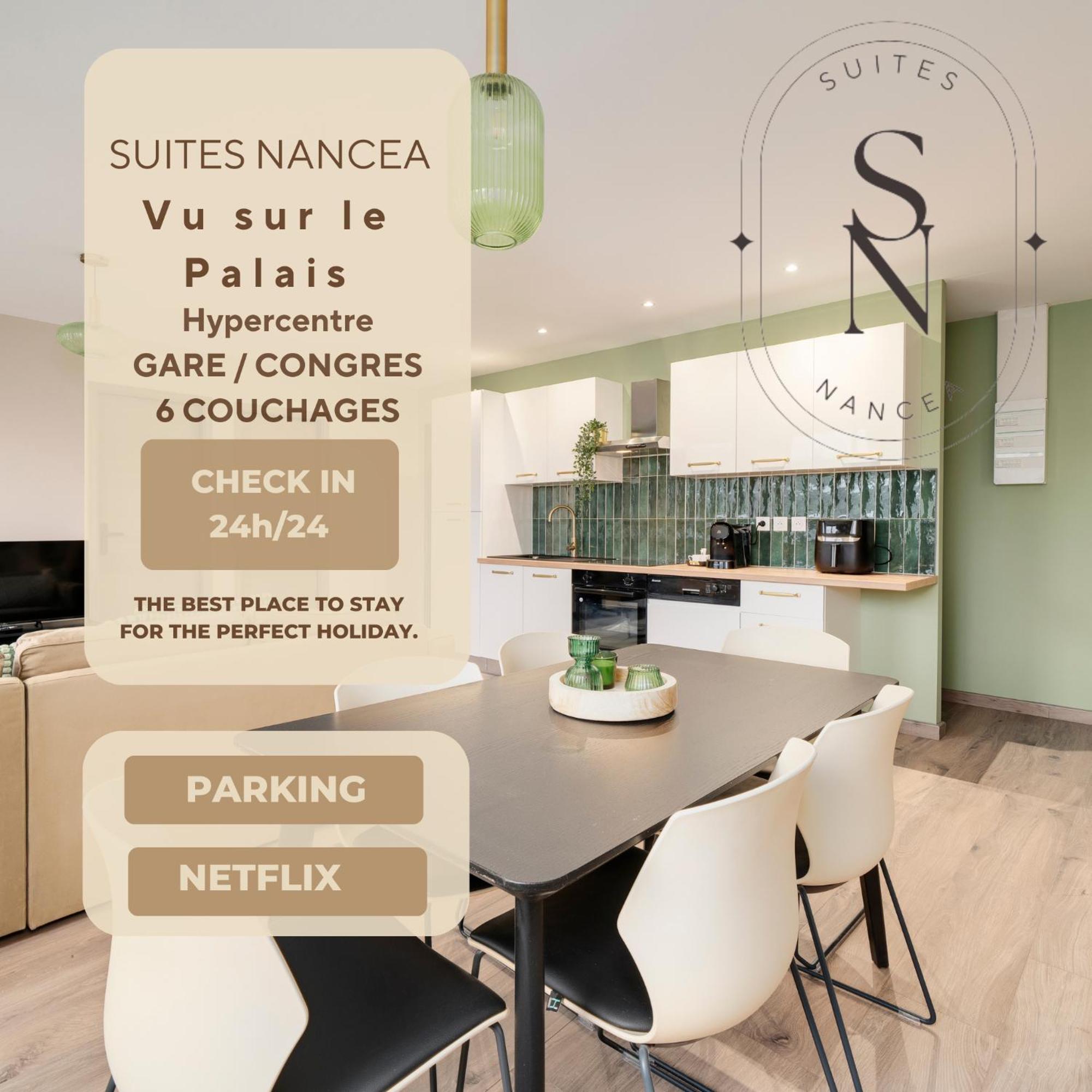 Апартаменты Vue Sur Le Palais - Nancy Gare Congres - Parking - T3 Экстерьер фото